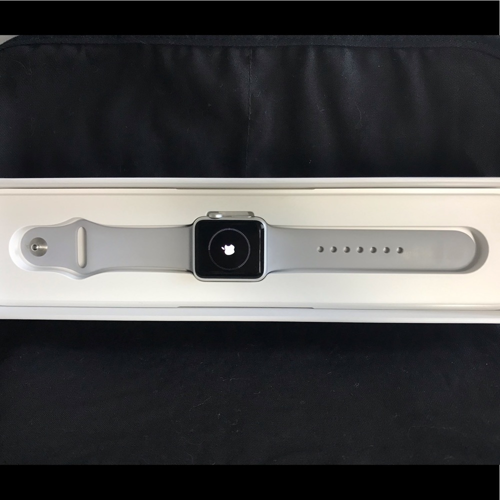 Apple Watch Sport 38mm Silver w/ Grey Sport Band